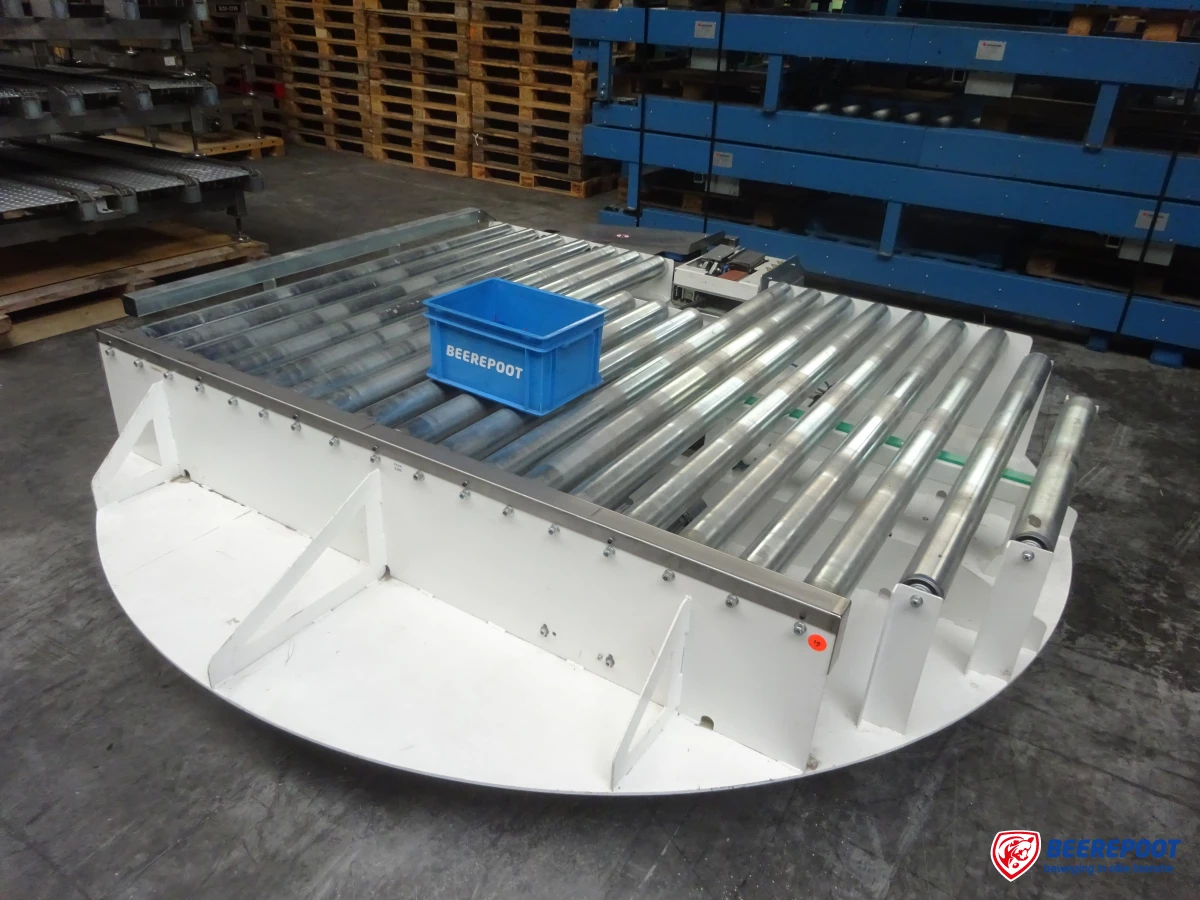 Roterende rollenbaanwissel